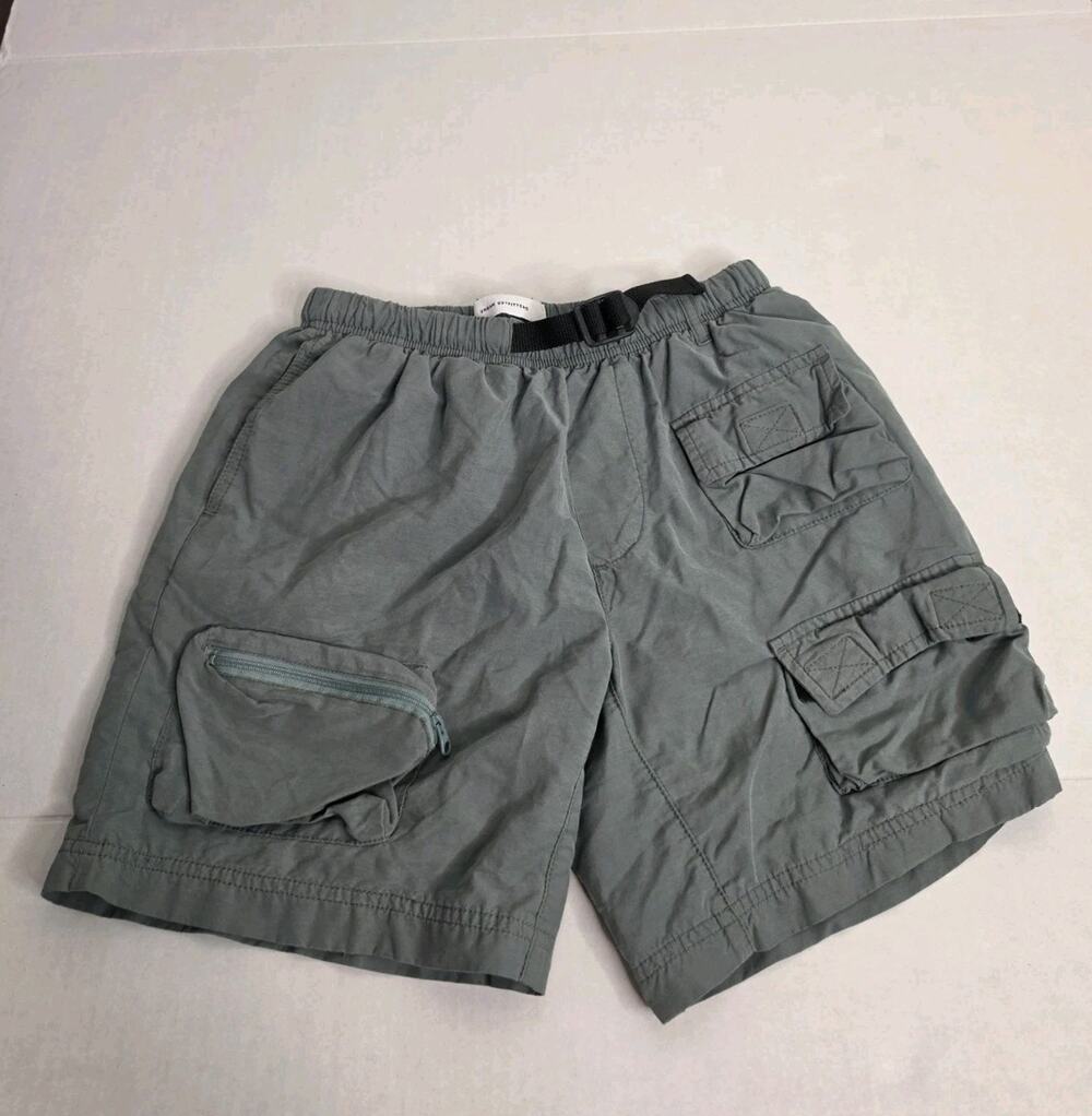 urban Outfitters Cargo Shorts SZ XS Green High Rise Granola Girl Gorpcore